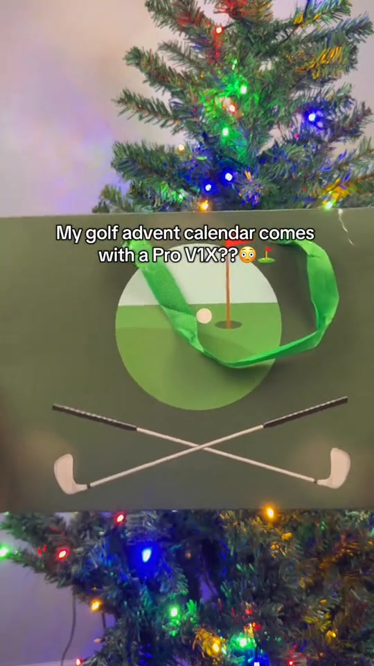 24 days countdown Golf Advent Calendar