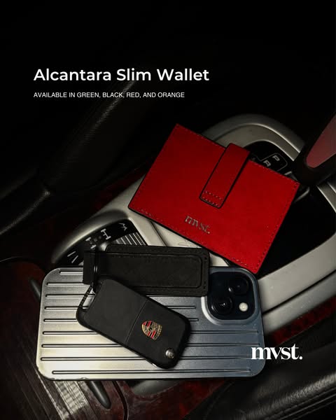 Alcantara Slim Wallet