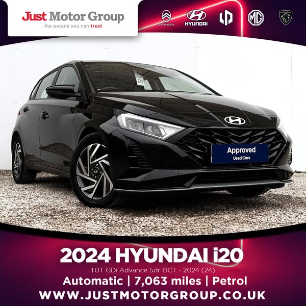 SAVE £2,701! 2024 Hyundai i20 Advance Automatic
