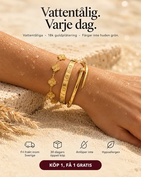Smycken du aldrig tar av.