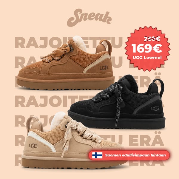 UGG Lowmel – Suomen edullisin hinta