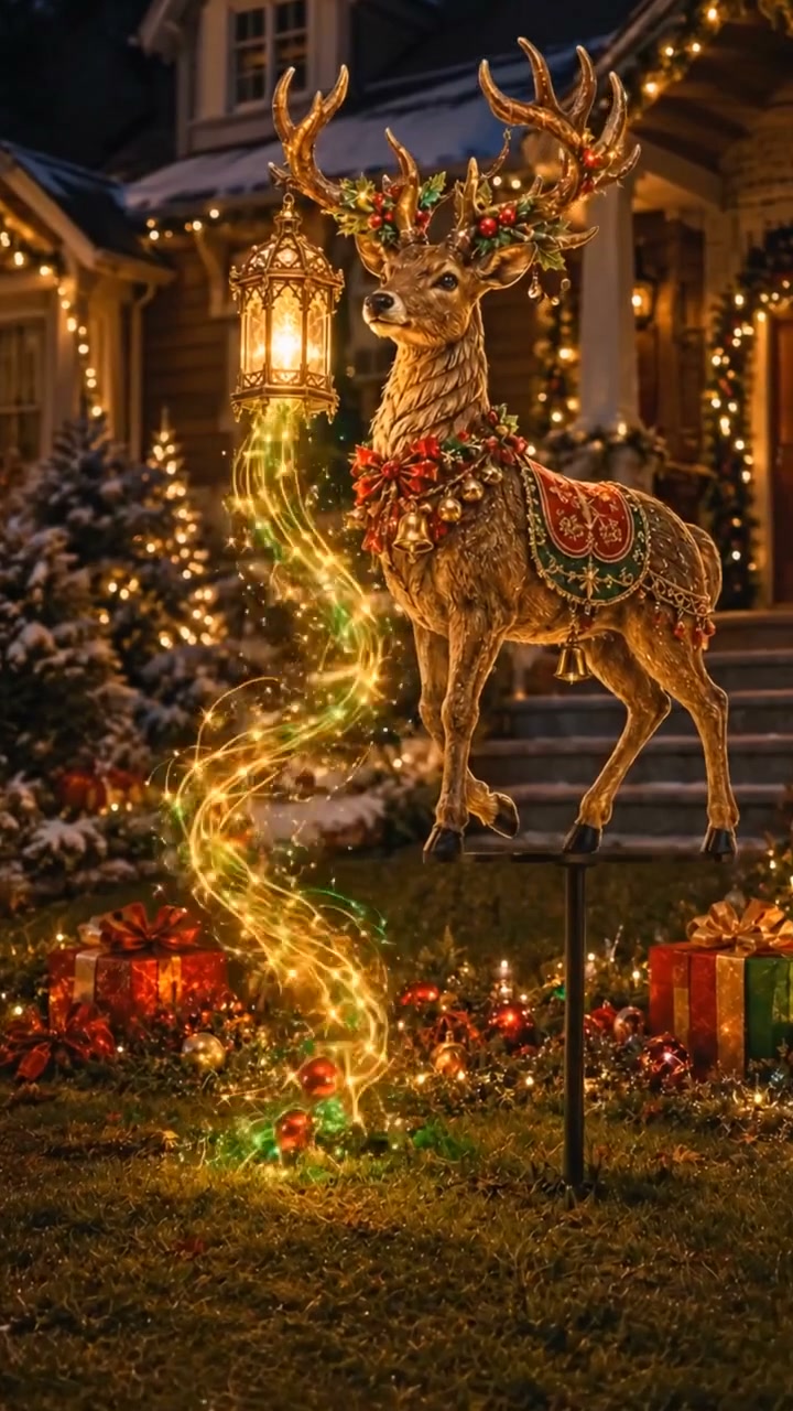 Limited-Time Offer! 49% OFF - Holiday Yard Special | Light-Up Reindeer Lantern