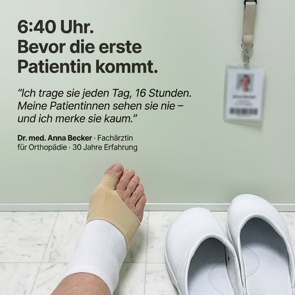 Endlich. Eine Hallux-valgus-Behandlung, die wirklich wirkt — ohne Operation.