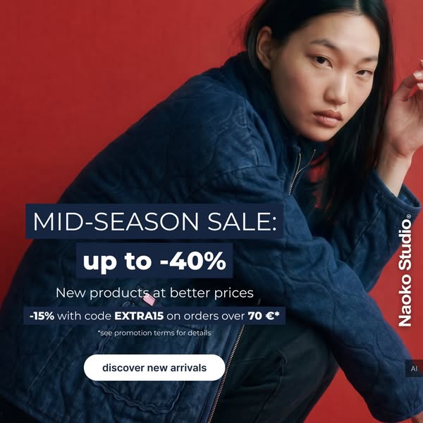 Mid-season sale: fino a -40%