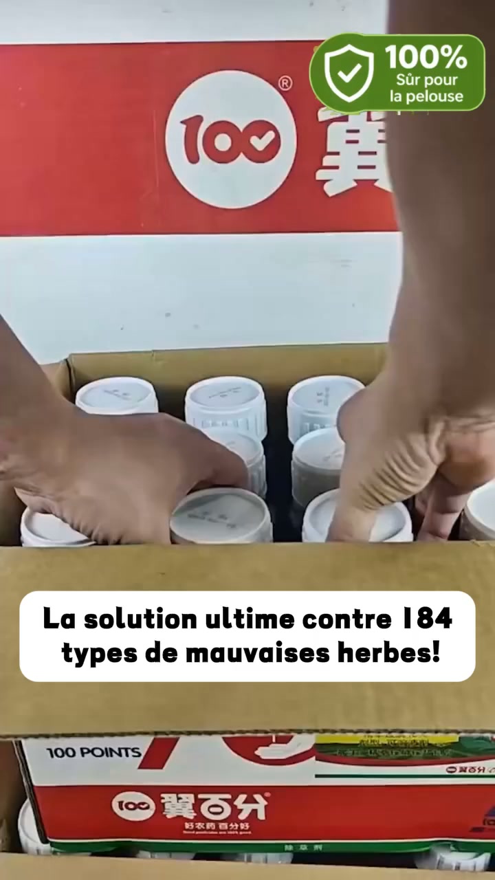 Une seule pulvérisation, plus de mauvaises herbes pendant 5 ans