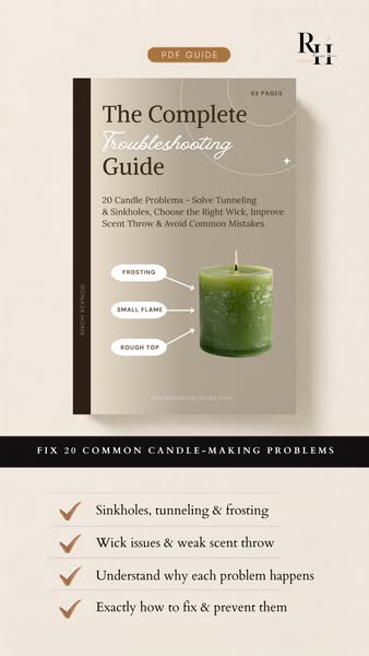 Fix 20 Common Candle-Making Problems