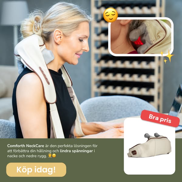 Lindra spänningar i nacke och nedre rygg