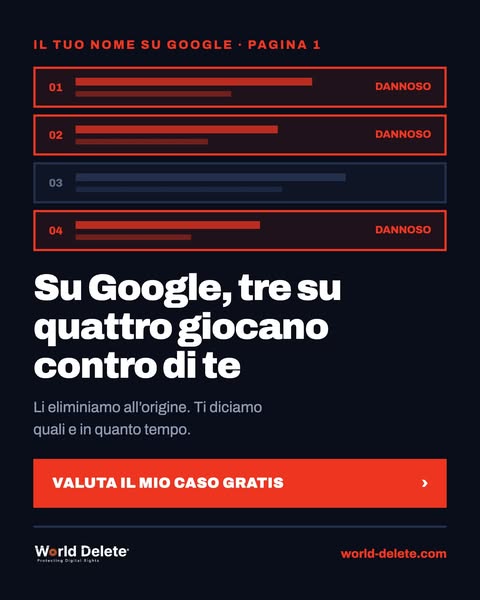 Puliamo il tuo nome su Google