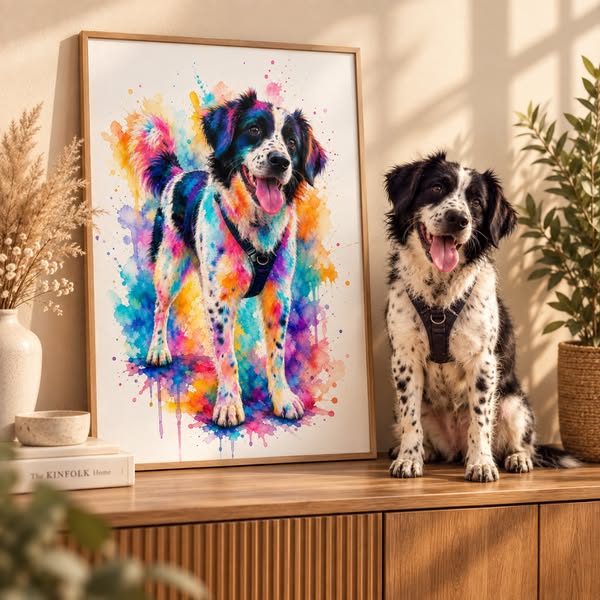 Jouw Hond Als Kleurrijk Kunstwerk