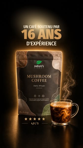 Découvre Mushroom Coffee