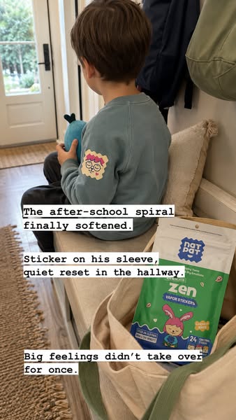 Sticker Power for Peaceful Moments! Zenpatch Calms Moods Naturally