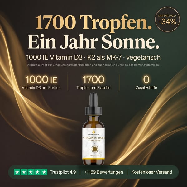 D3 + K2 für Knochen & Immunsystem
