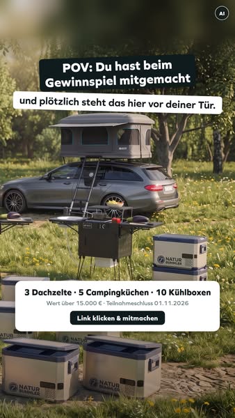 XXL Dachzelt Gewinnspiel!