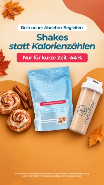 Dein Mahlzeitenersatz schmeckt nach Zimtschnecke
