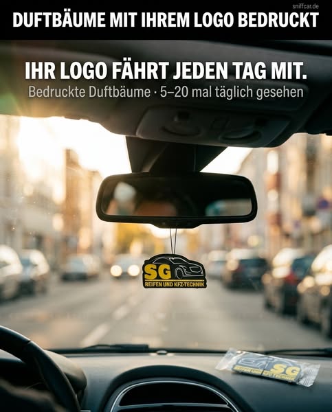 Ihr Logo fährt jeden Tag mit