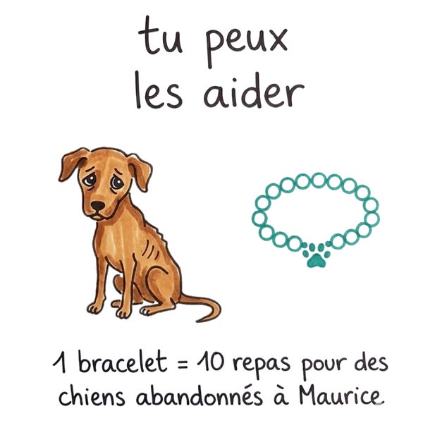 1 bracelet = 10 repas ce soir