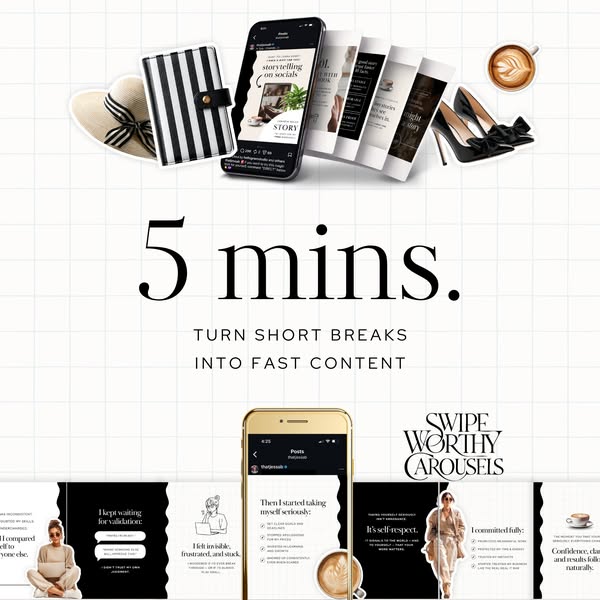 Create swipe-worthy carousels