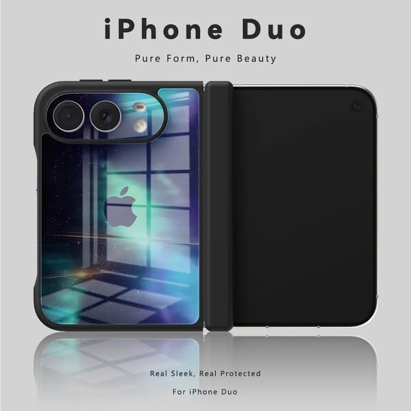 Light Follows Ghosting | iPhone Duo Impact Resistant Case