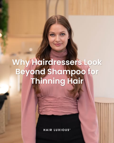 What Hairdressers See When Hair Starts Thinning