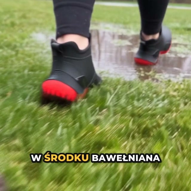 Nisko wodoodporne kalosze przeciwdeszczowe