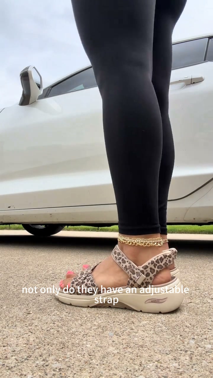 QVC SALES-Orthopedic Comfy Memory Walk Arch Sandals