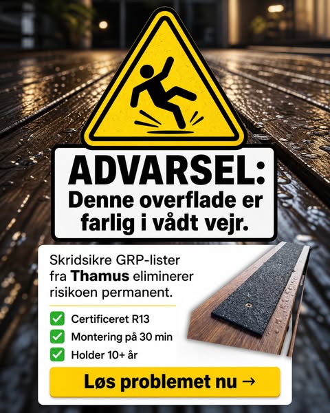 Glat terrasse efter regn? Det er kun et spørgsmål om tid.