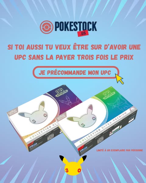 La collection Pokémon 30 ans est là