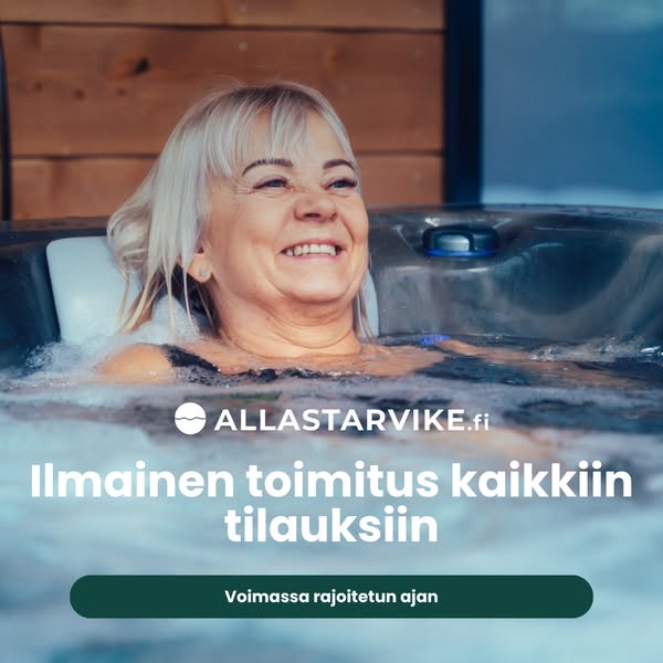 Ilmainen toimitus kaikkiin tilauksiin