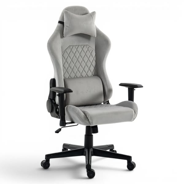 Fotel Gamingowy Delagear G 505 Szary Materiałowy