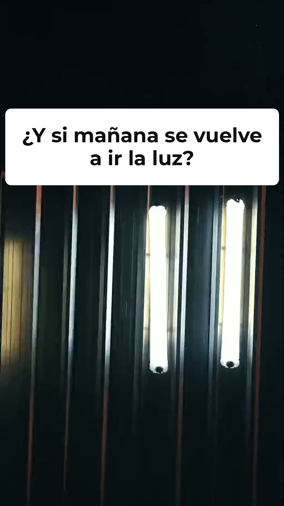Luz para cualquier apagón