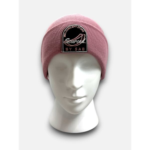 SourcedBySab Beanie Hat Pink (One Size)