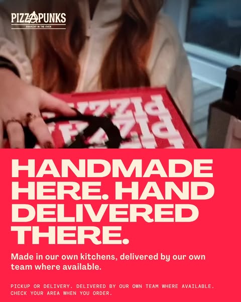Handmade, then hand delivered