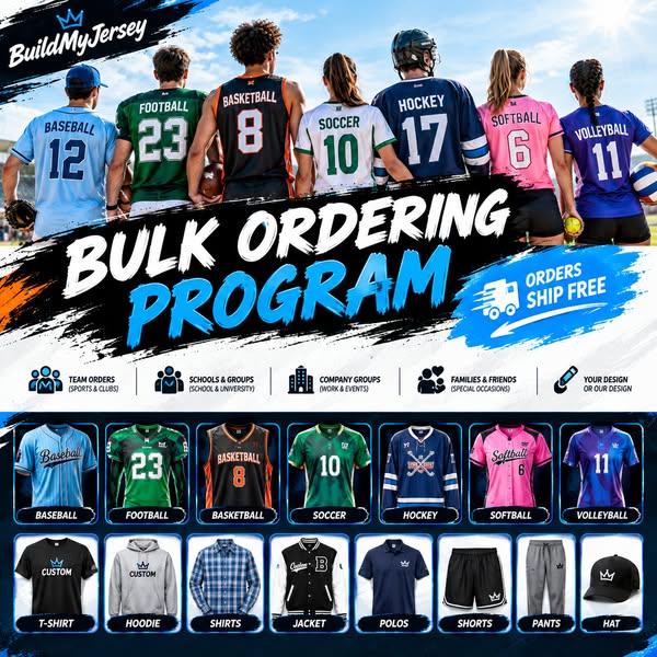 Customize Your Jersey Today! Free Shipping!