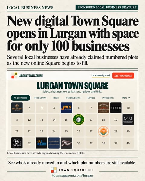 Will your business be one of Lurgan's 100?