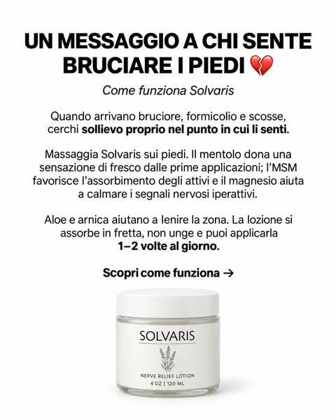Piedi che non ti lasciano dormire?