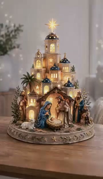 52% OFF! Lighted Bethlehem Nativity Church Tower – A Beautiful Symbol of Faith & Christmas
