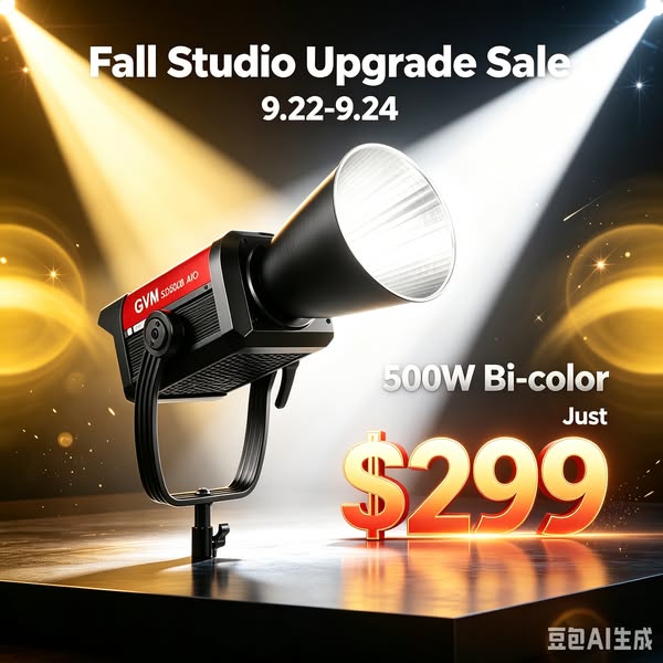 GVM SD500B AIO Bi-Color LED Monolight