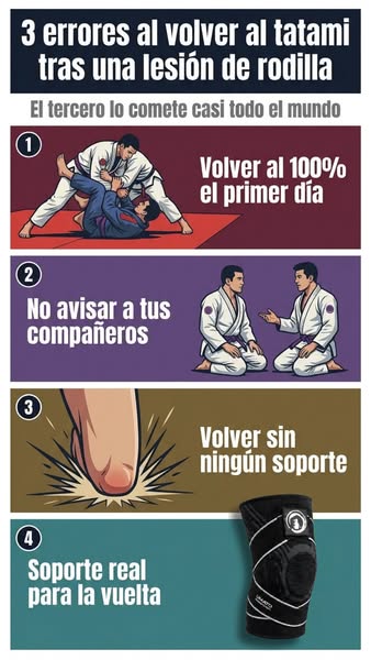 No dejes que una rodilla te frene