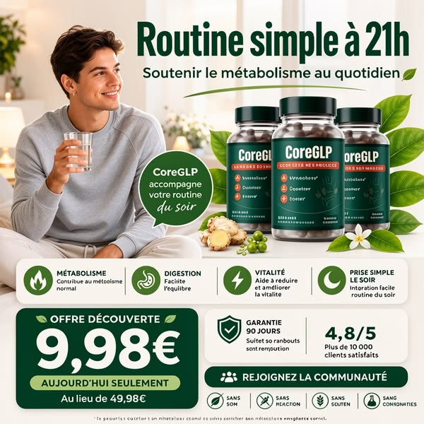 1 gélule par jour. Sans régime strict. Sans complication.