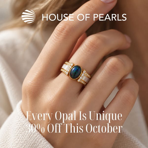 October Opal Ring — 30% Off