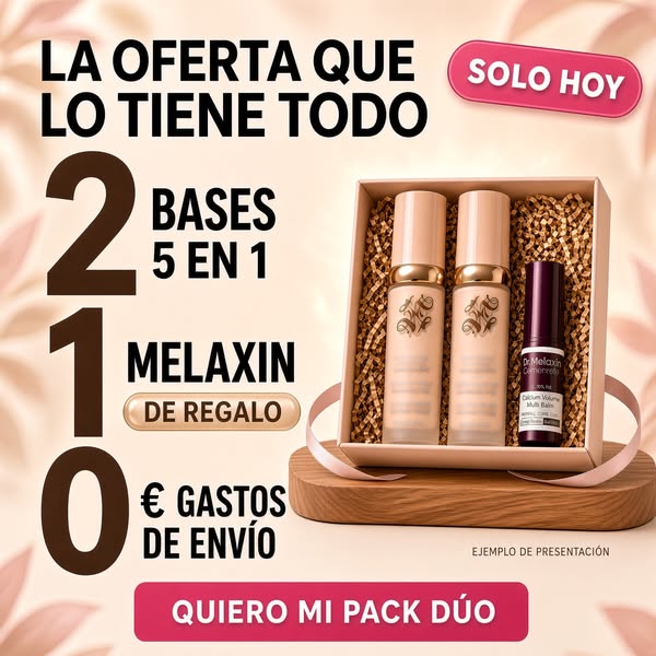 SÚPER OFERTA · DOS BASES + REGALO SUPER BALSAMO Dr. Melaxin Multi Balm + E-BOOK
