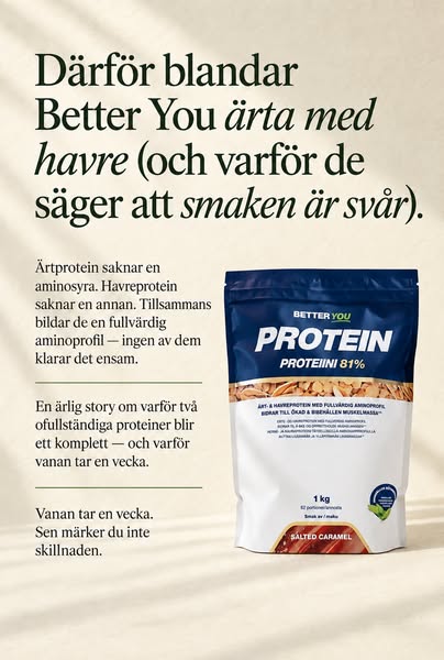 Proteinkälla utan mjölk eller soja