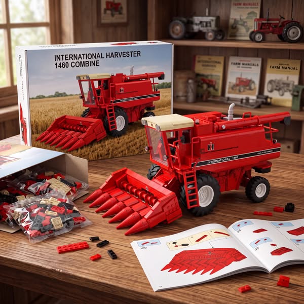 1460 Axial Harvest Heritage Combine Building Set