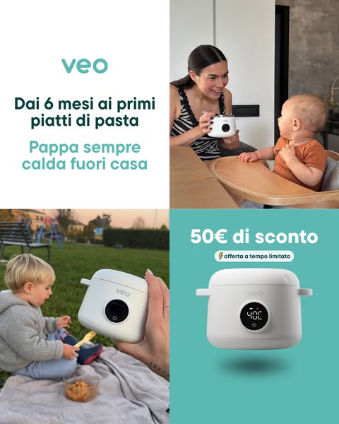 Pappa pronta sempre, ovunque tu sia