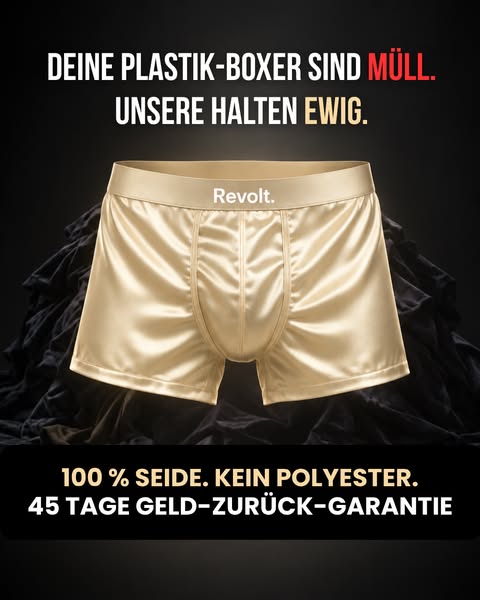 Die fortschrittlichsten Seidenboxershorts aller Zeiten