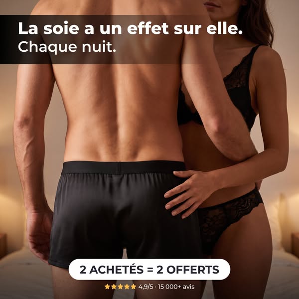 La soie a un effet sur elle.