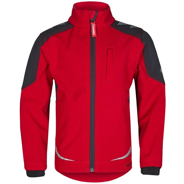 Engel Galaxy softshelljakke til børn, Tomato Red/Antracitgrå