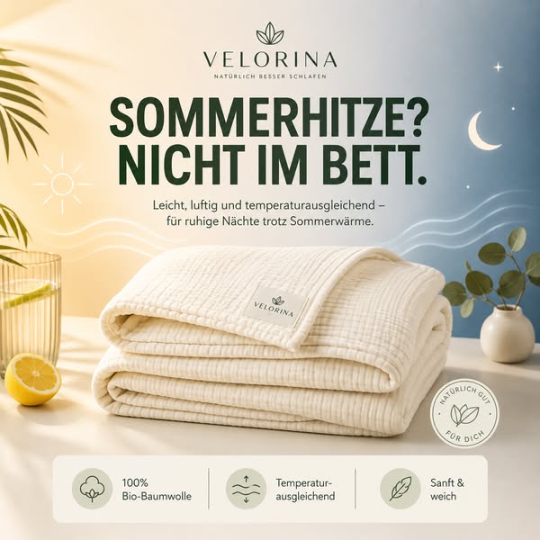Zudecken ohne Hitzestau