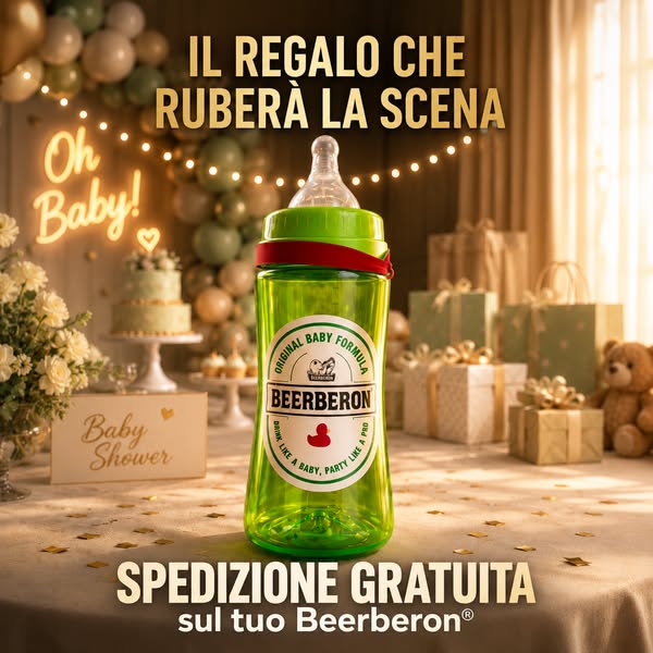 Il biberon che non passa inosservato.
