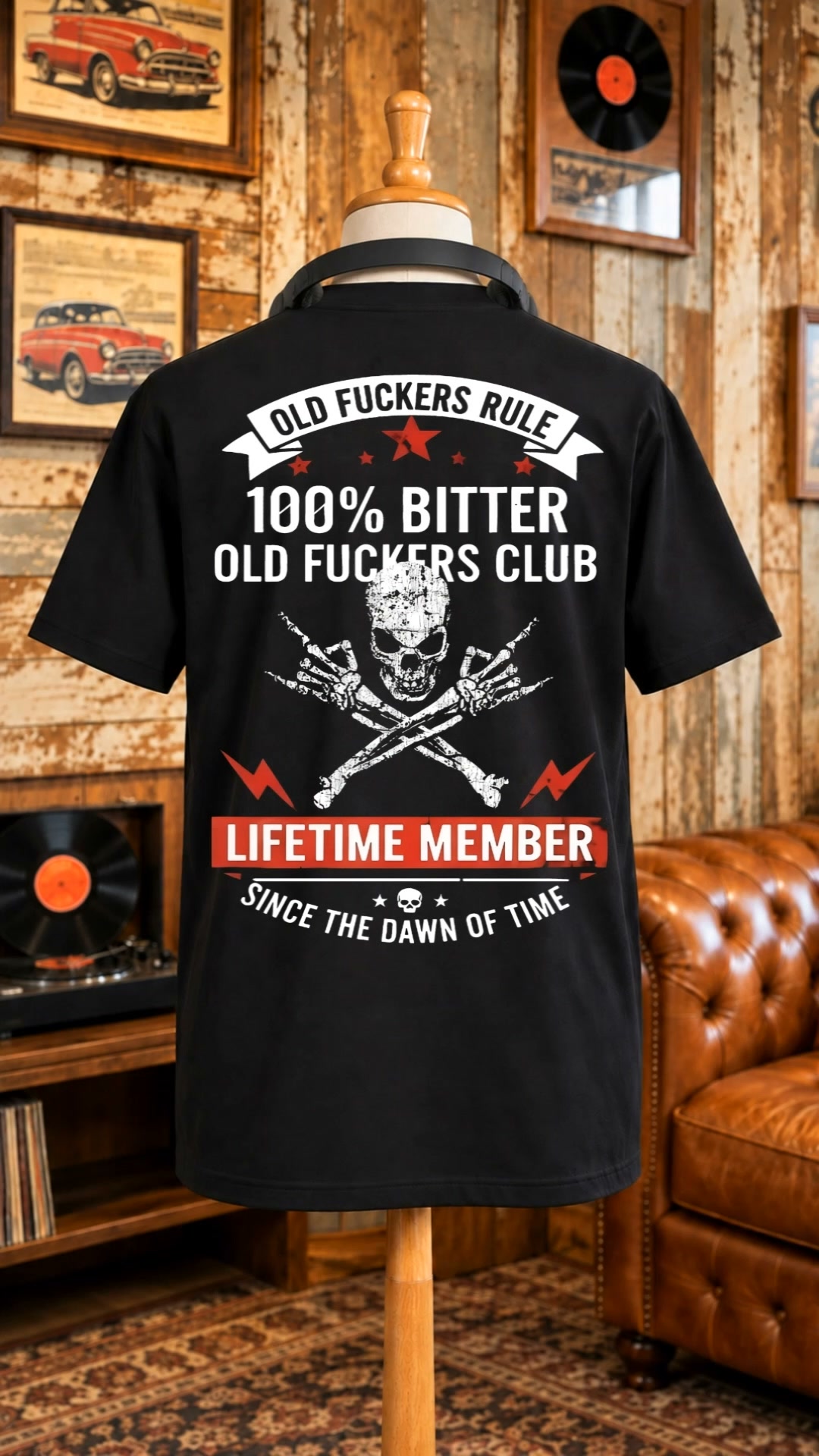 100% Bitter Old Fuckers Club: Lifetime Member